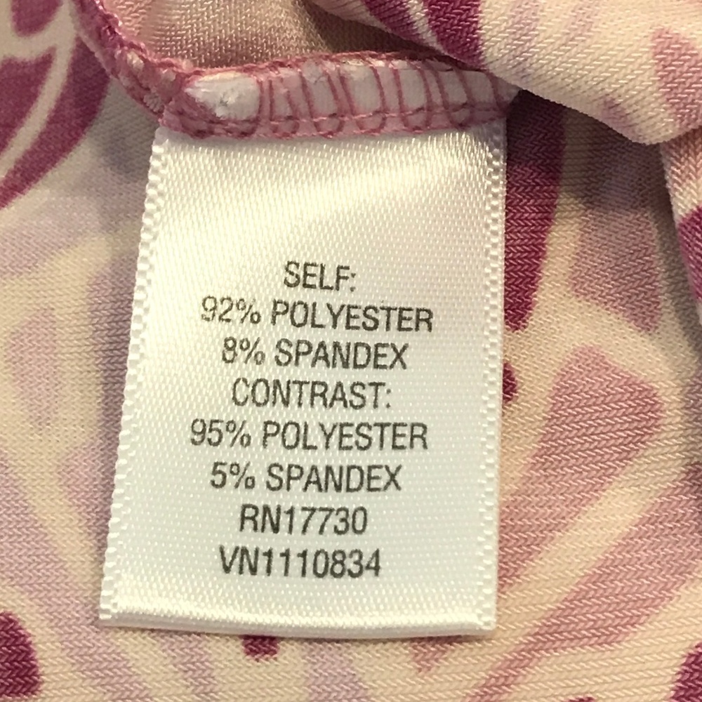 Pink Shell Patterned Wrap Dress - Picture 3 of 6